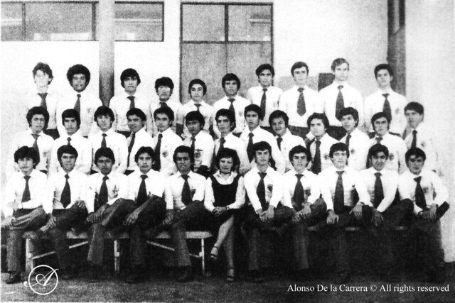 Cuarto Medio A, Liceo de Hombres de Antofagasta A - 15. Chile, Año 1979.