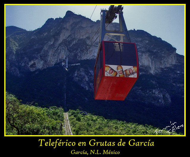 Teleférico en Grutas de García