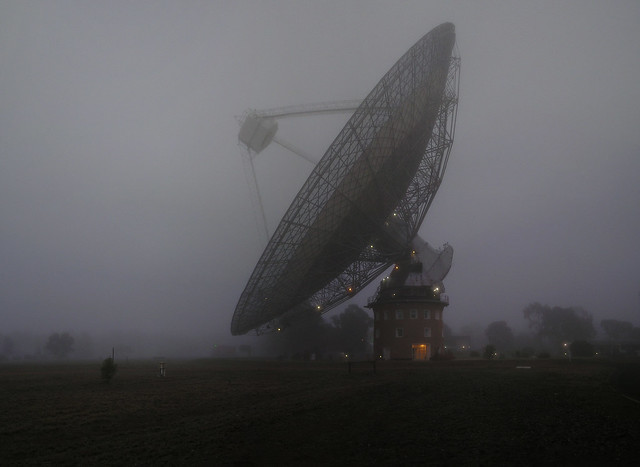 Parkes Telescope in the Winter Fog