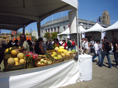 Melons at the Marketplace, Slow Food Nation | by mercedesfromtheeighties
