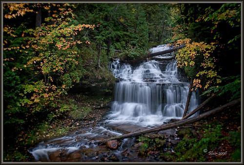nature landscape falls waterfall stream creek river fall nikond80 nikon1685vr upnorth2008