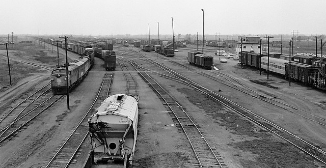 Rock Island Railroad Yard, El Reno, Oklahoma, 1972