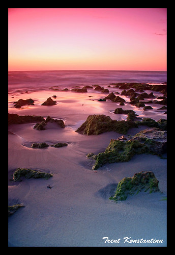 ocean longexposure pink sunset red sea sky beach water canon sand rocks long exposure waves north australia trent perth northbeach western coastline splash filters suns hoya kostas dlsr cokin canoneos450d trentkostas