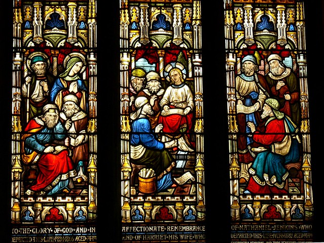 Sun, 10/26/2008 - 16:04 - Detail west memorial window All Saints parish church. Braunston, Northamptonshire 26/10/2008