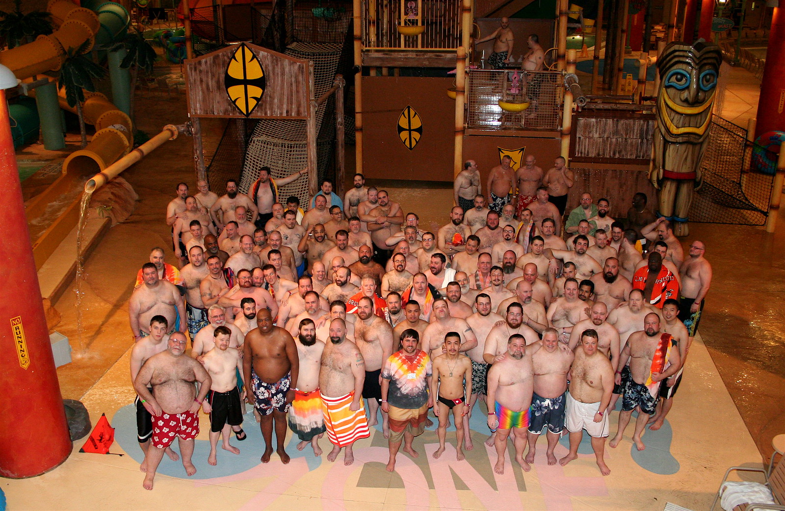 Group photo from Drenched Fur 4 at Splash Lagoon