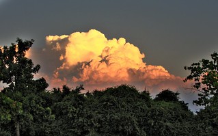 HDR sun lit clouds 1