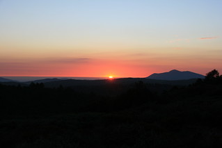 Sunset from atop Mount Laguna