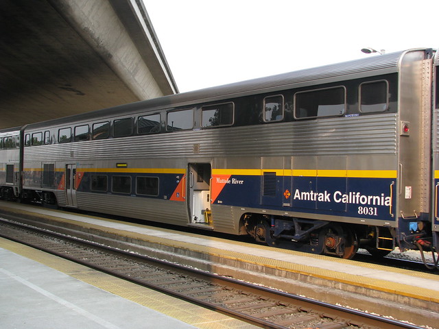 Amtrak California #8203 Coach Baggage - Bodega Bay 1