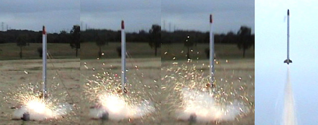 Big Rocket with Sparkly motor | Scratch built 60mm post tube… | Flickr
