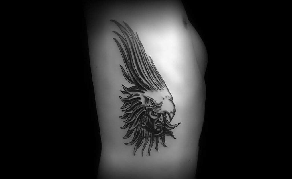 Eagle Warrior Aztec Symbol | The Sixty Nine Tattoo Studio Puerto Vallarta |  Flickr