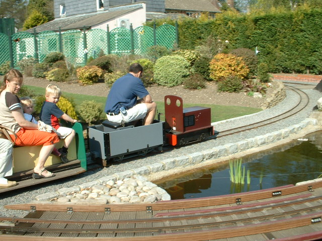Bekonscot Model Village miniature railway (April 2003)