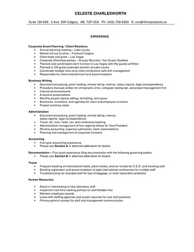 Comprehensive Resume Sample | by jobresume