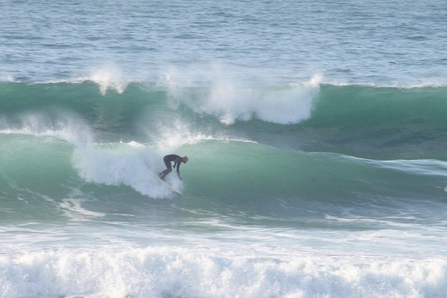 Surfer at Constantine Bay