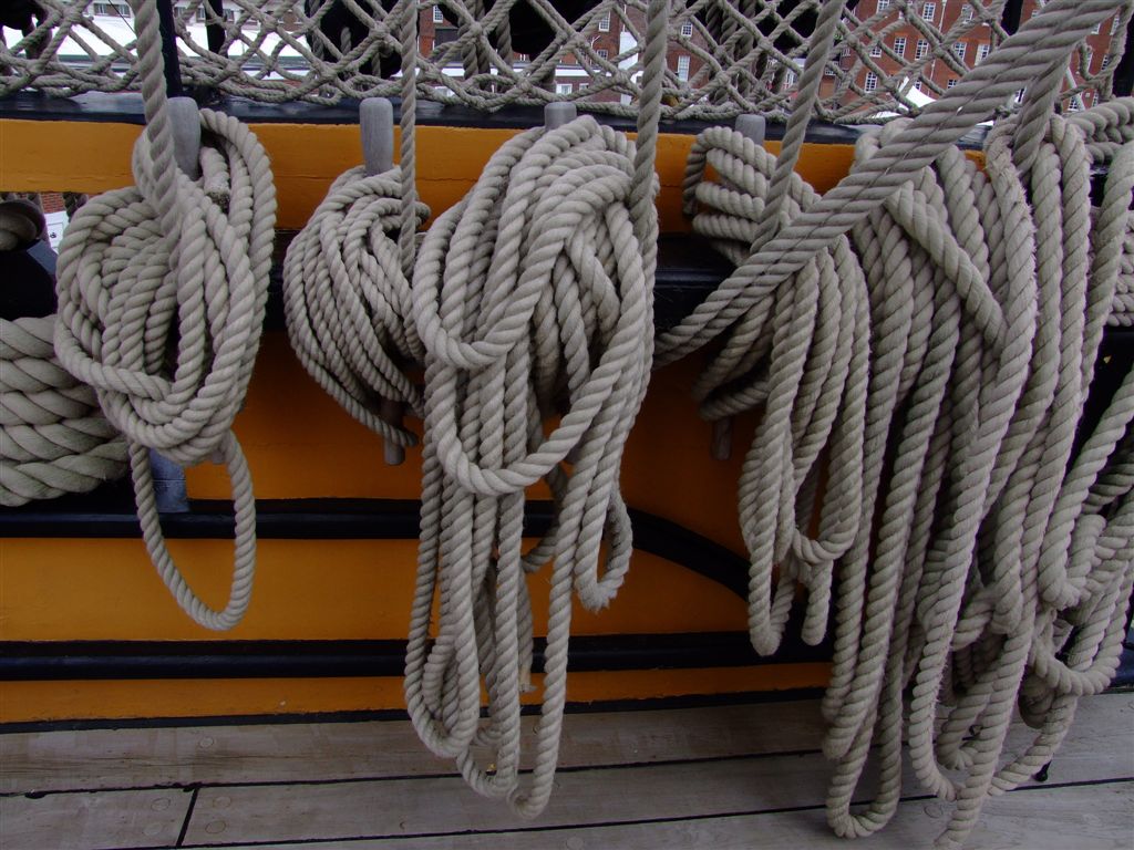 HMS Victory ropes | Mainmast base | Les Chatfield | Flickr