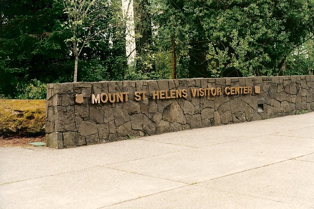 Entrance to Mount St. Helens Visitor Center