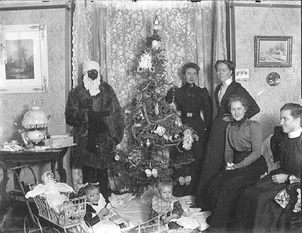 Christmas With Aunt Edith as Santa, 1900 | From the Minnesot… | Flickr