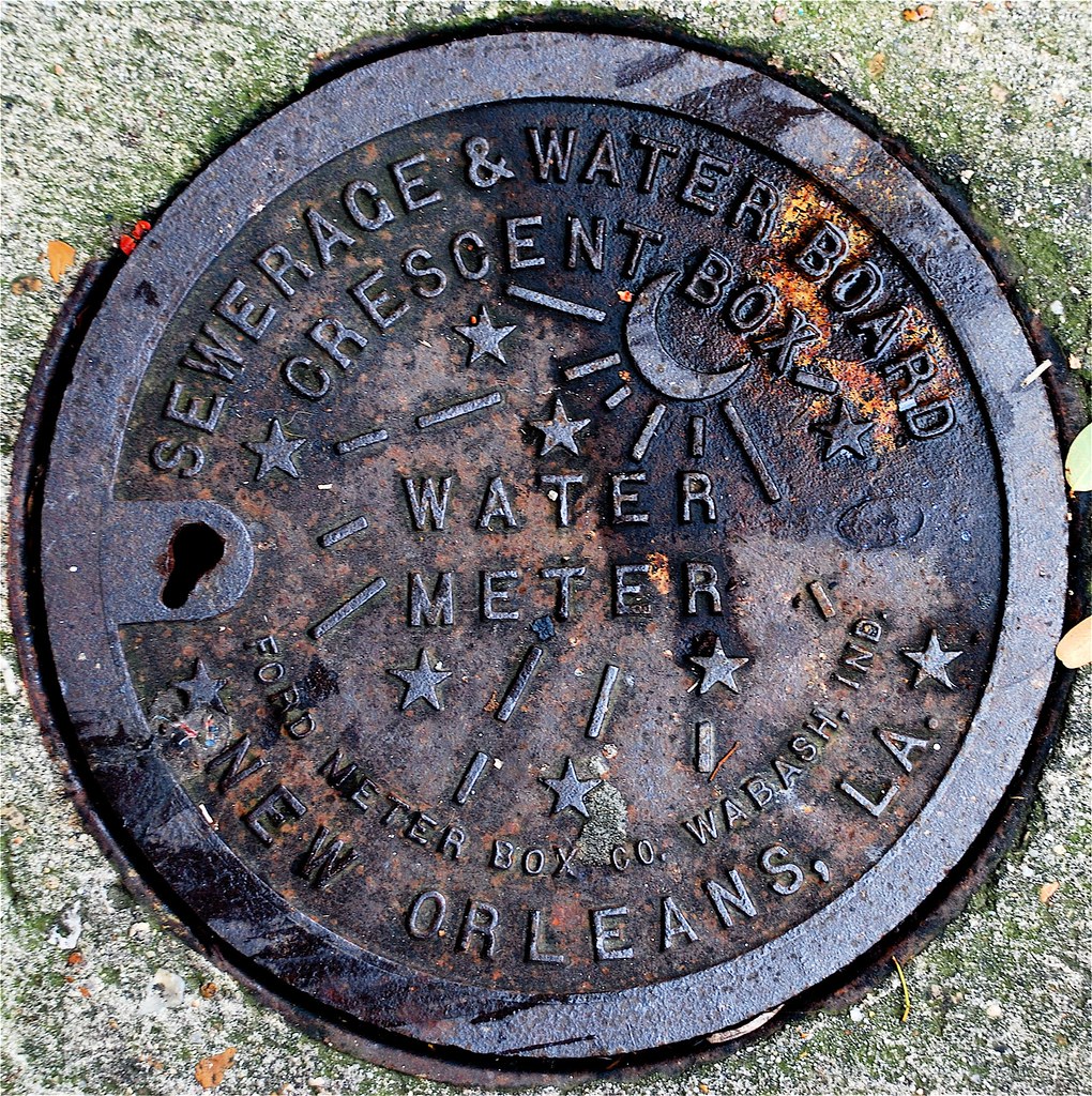 NOLA Water Meter Cover by StephenReed