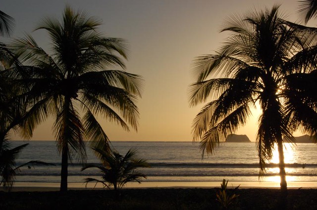 Sunset at Carrillo Beach, Costa Rica