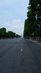 Champs Elysees down to the Arc de Triomphe
