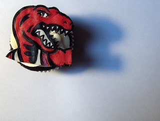 Toronto Raptors Cupcake | Chocolate cupcake topped with vani… | Flickr