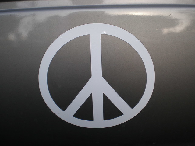 Santa Cruz Car Stickers - Peace