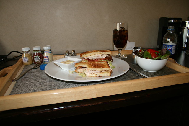 room service lunch