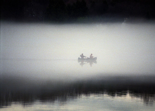 Canoe in Fog-7 | by weissphotography
