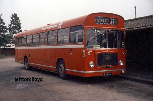 RAX6G (R668) at Hereford 30th March 1981