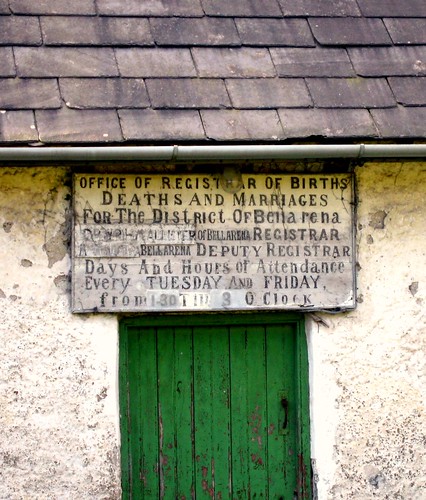 Notice over door of derelict Cottage!  # 101 Explore by MarsW