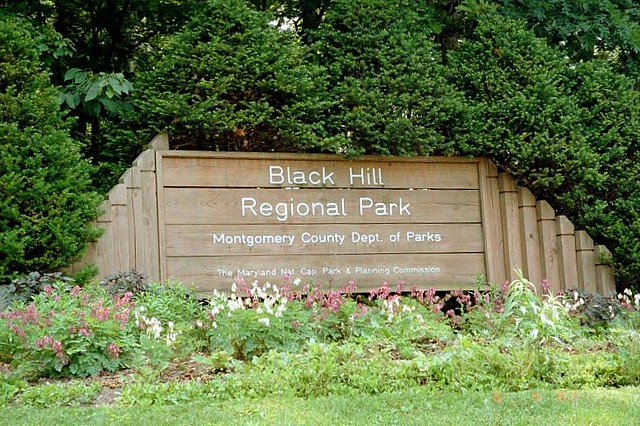 Black Hill Regional Park:  Entrance Sign