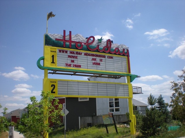 Holiday Drive-In Sign