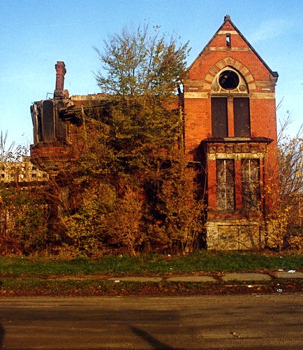 park house brick abandoned ruins decay detroit victorian brush spooky weathered decayed ransom gillis ransomgillis brushparkold
