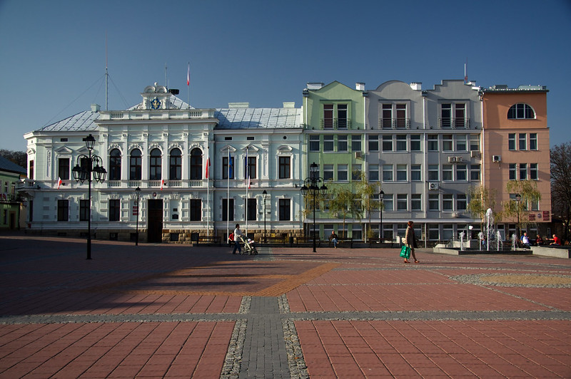 Town square in Sanok
