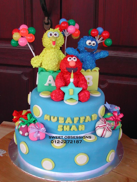 Elmo Big Bird & Cookie Monster