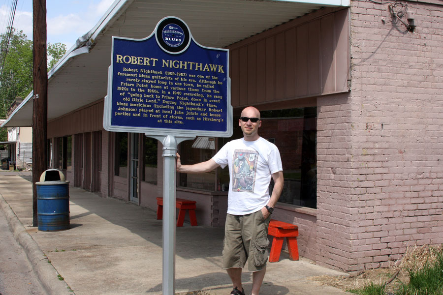 Robert Nighthawk Blues Trail Marker Friars Point Mississippi
