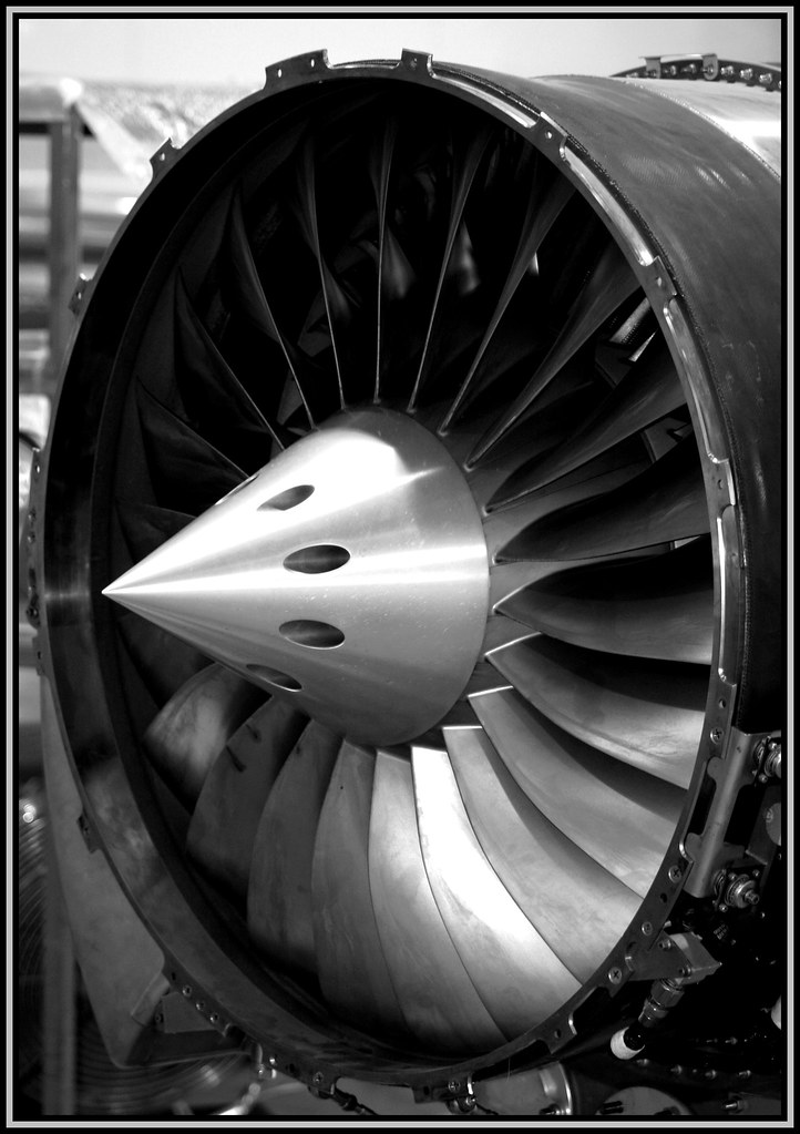 TFE731-60 | Honeywell Engine TFE 731-60-1C Fan Blades & Spin… | Flickr