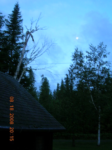 camp morning aug19 2008 001 by isobelortega, camp sunrise maine ducks august fullmoon logcabin 2008 crosslake