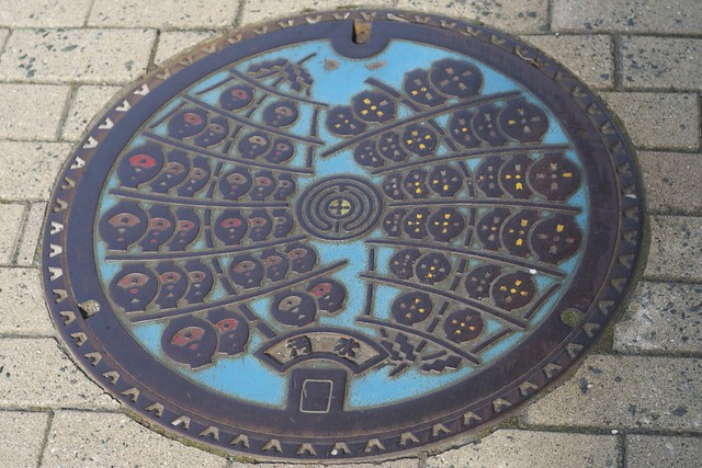 Akita Japan Manhole Cover
