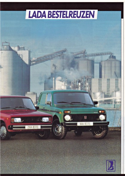 Lada Nova Prospekt ca 1986 Autoprospekt Broschüre brochure brosjyre Auto PKWs 