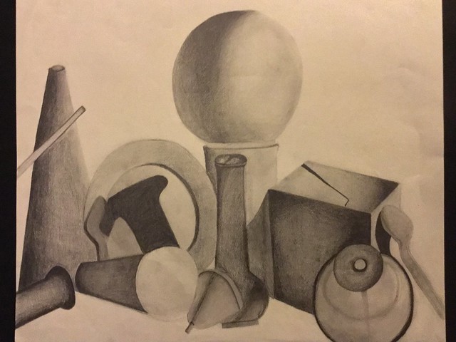 Still Life with charcoal