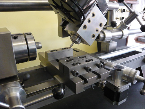 Millhead Millhead on overarm | Milling head can be set at any angle ...