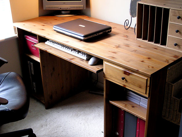 Ikea Matteus Solid Wood Work Desk Allak Swivel Chair Flickr