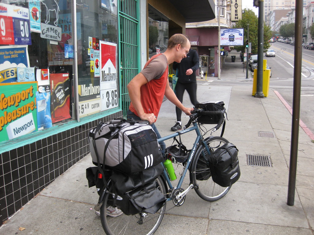 DK, setting off for the BART station