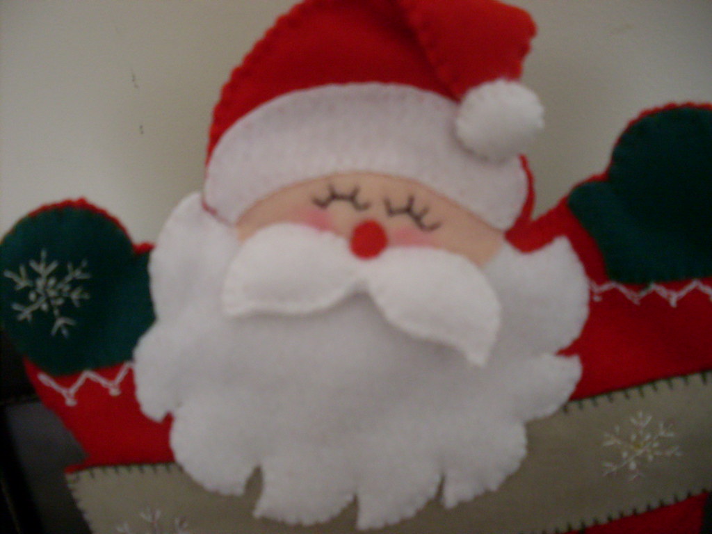 bota de natal em feltro | fiz usando o molde postado pela So… | Flickr