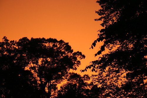 sunset orange virginia peach thunderstorm mechanicsville kingscharter