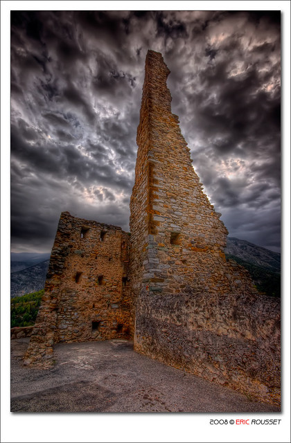 Ruins of Lascaris Castle @ Tende (French Riviera) - HDR
