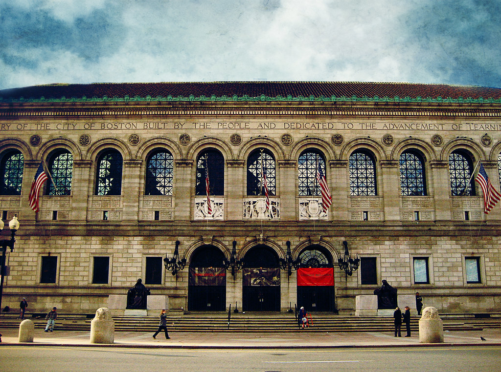 boston library | original photo taken by my friend hoang nha… | Flickr