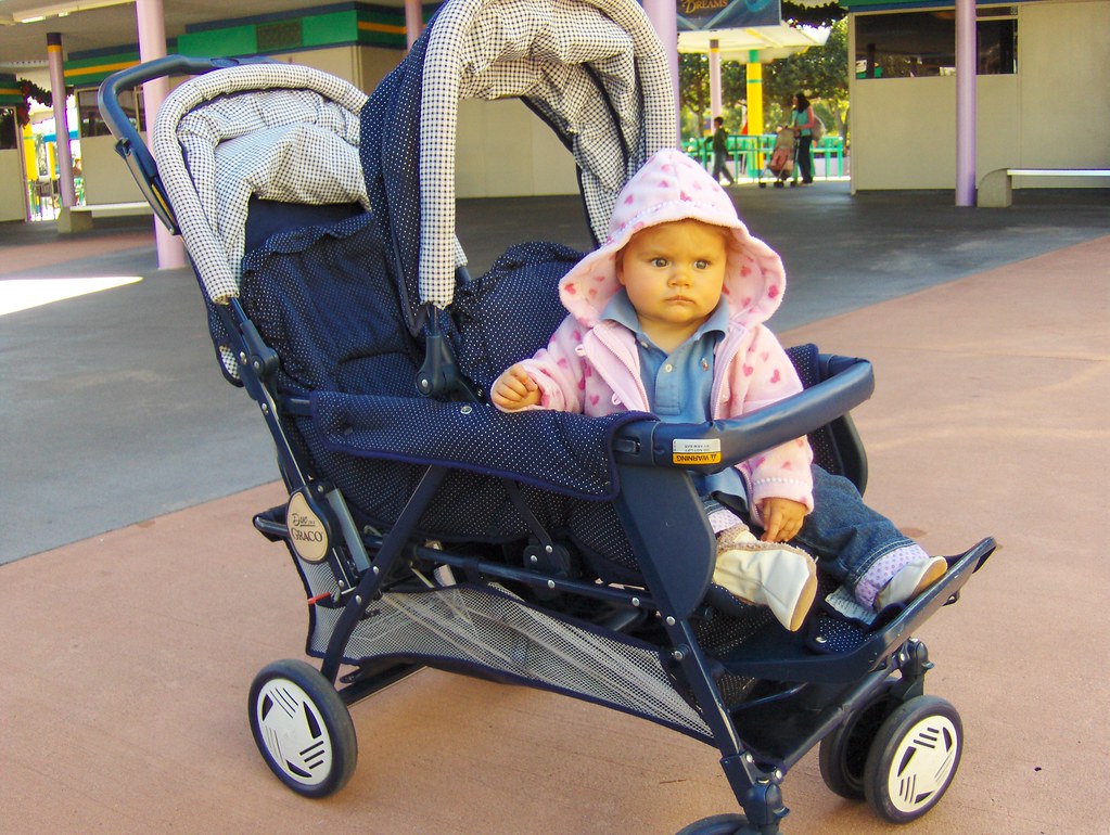 A family with a toddler visiting Magic Kingdom at Walt Disney World