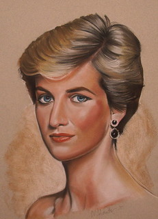 Diana | Pastel portrait of the princess | Milton Johanides | Flickr