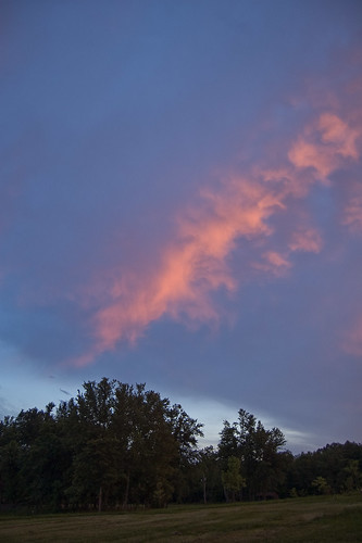 Last Rays by Jim Sneddon, blue sunset red vacation clouds d50 jack illinois cabin nikon jim shawnee goreville back2basics pant